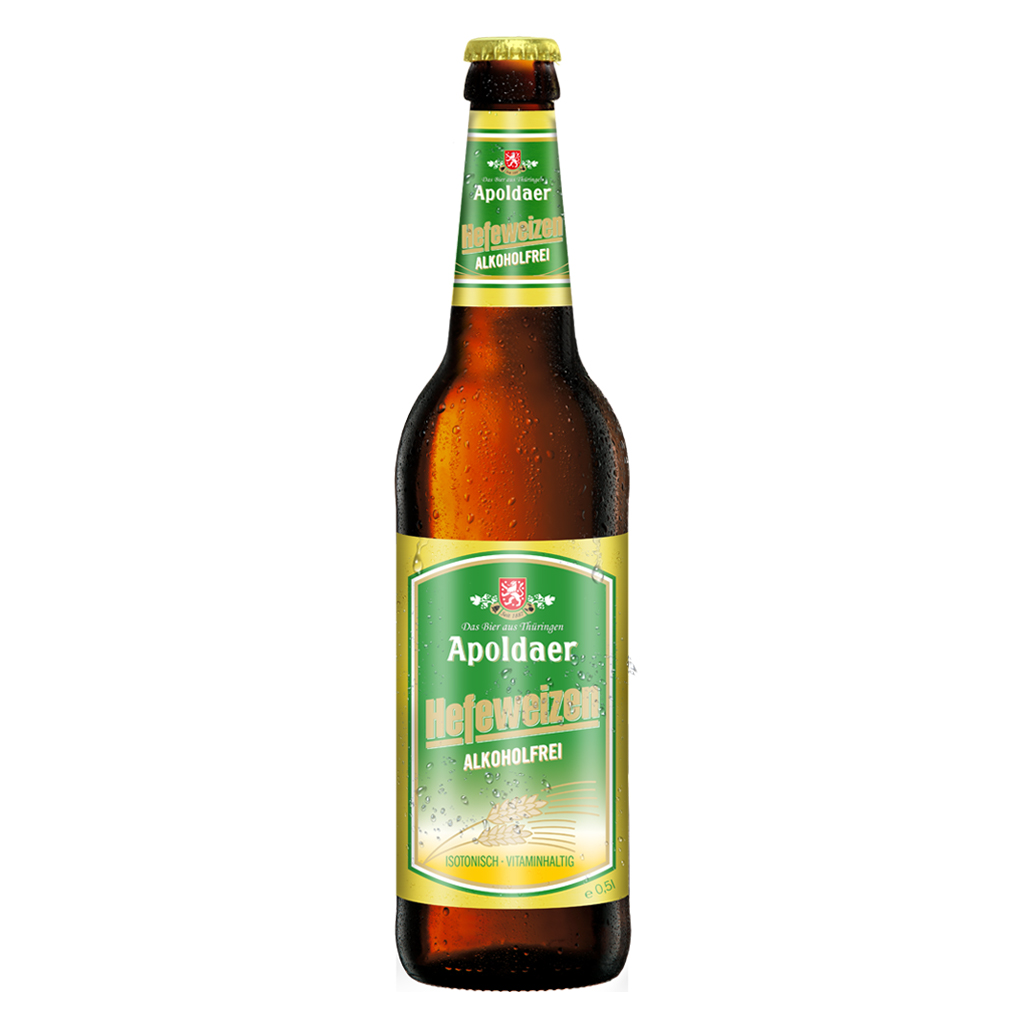 Apoldaer Hefeweizen alkoholfrei 20x0,5l