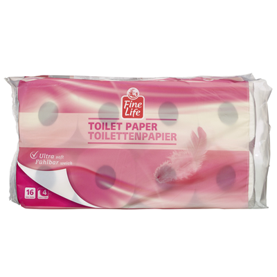 Fine Life Toilettenpapier Wei_ 4 lagig
