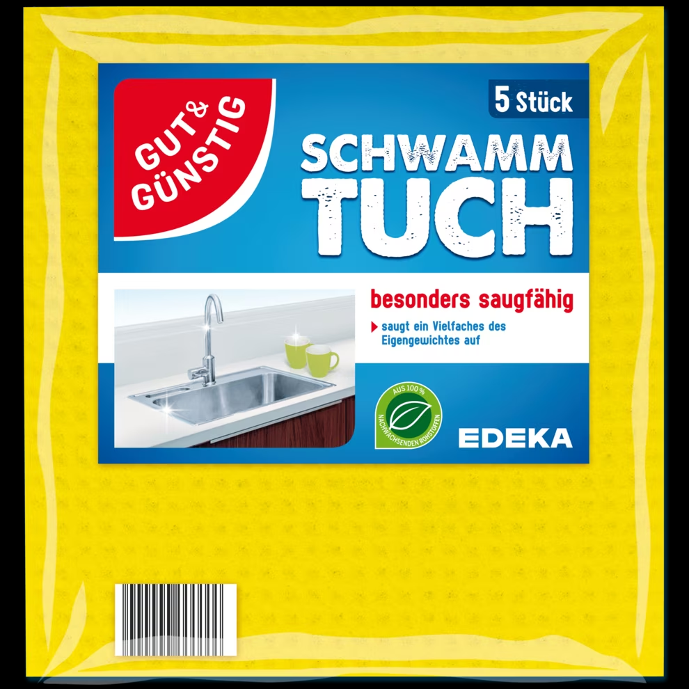 GUT&G_NSTIG Schwammtuch 5 St_ck