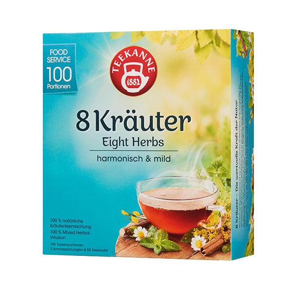 Teekanne 8 Kr_uter 100 Beutel